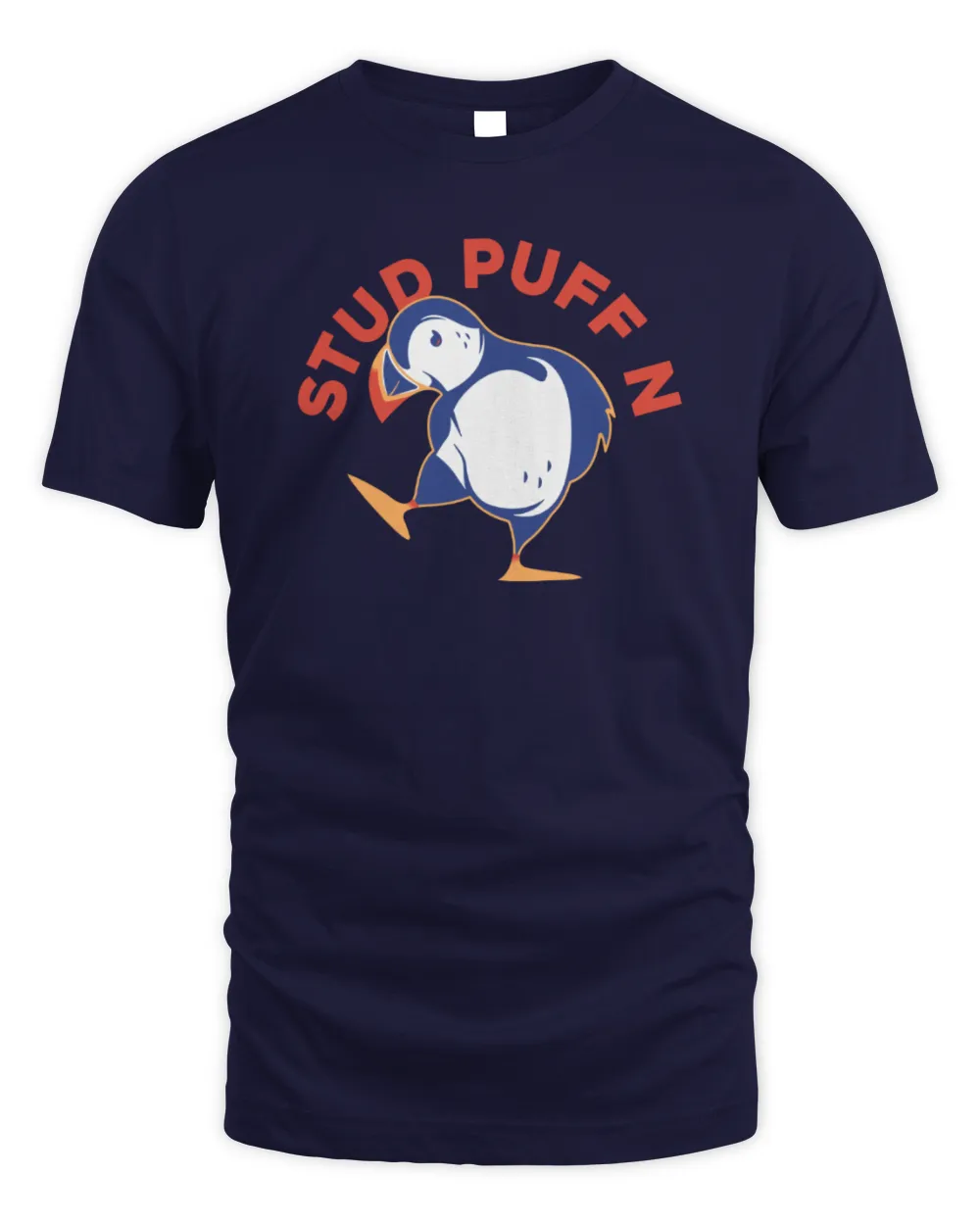 Stud Puffin Geek Official T-Shirt Unisex Standard T-Shirt navy s