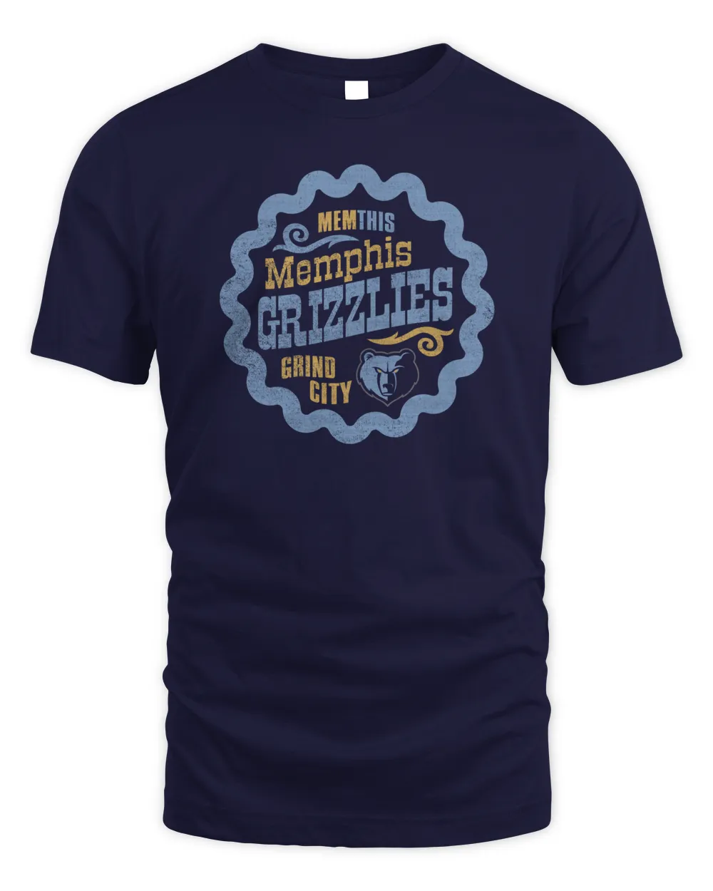 Men's 47 Navy Memphis Grizzlies Hometown Regional Franklin T-Shirt Official Unisex Standard T-Shirt navy s