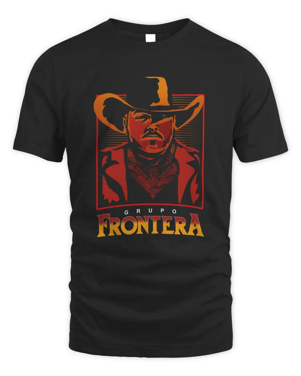 Grupo Frontera Official Clothing Unisex Standard T-Shirt black s