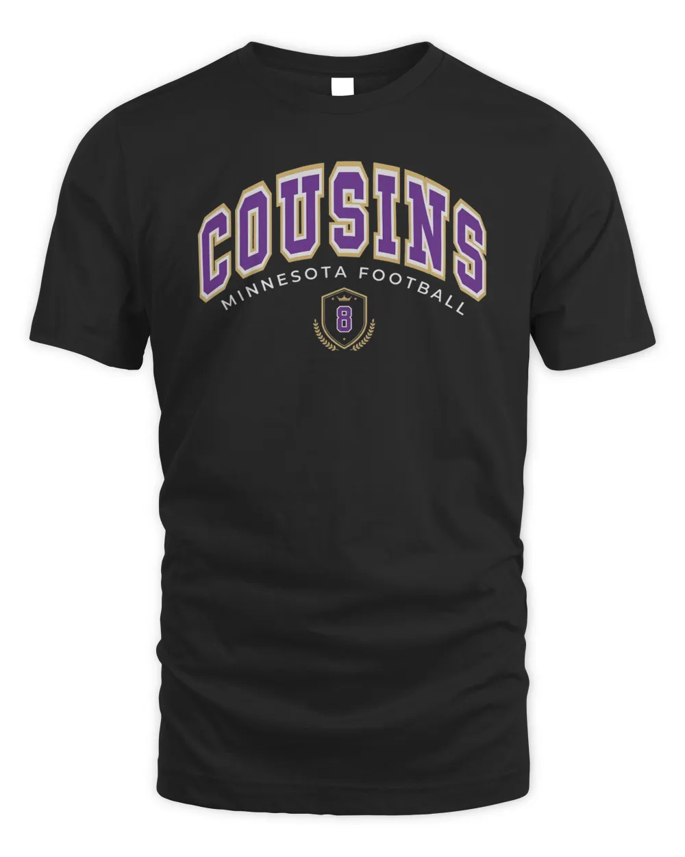 Kirk Cousins Minnesota Football Shirt Unisex Standard T-Shirt black s