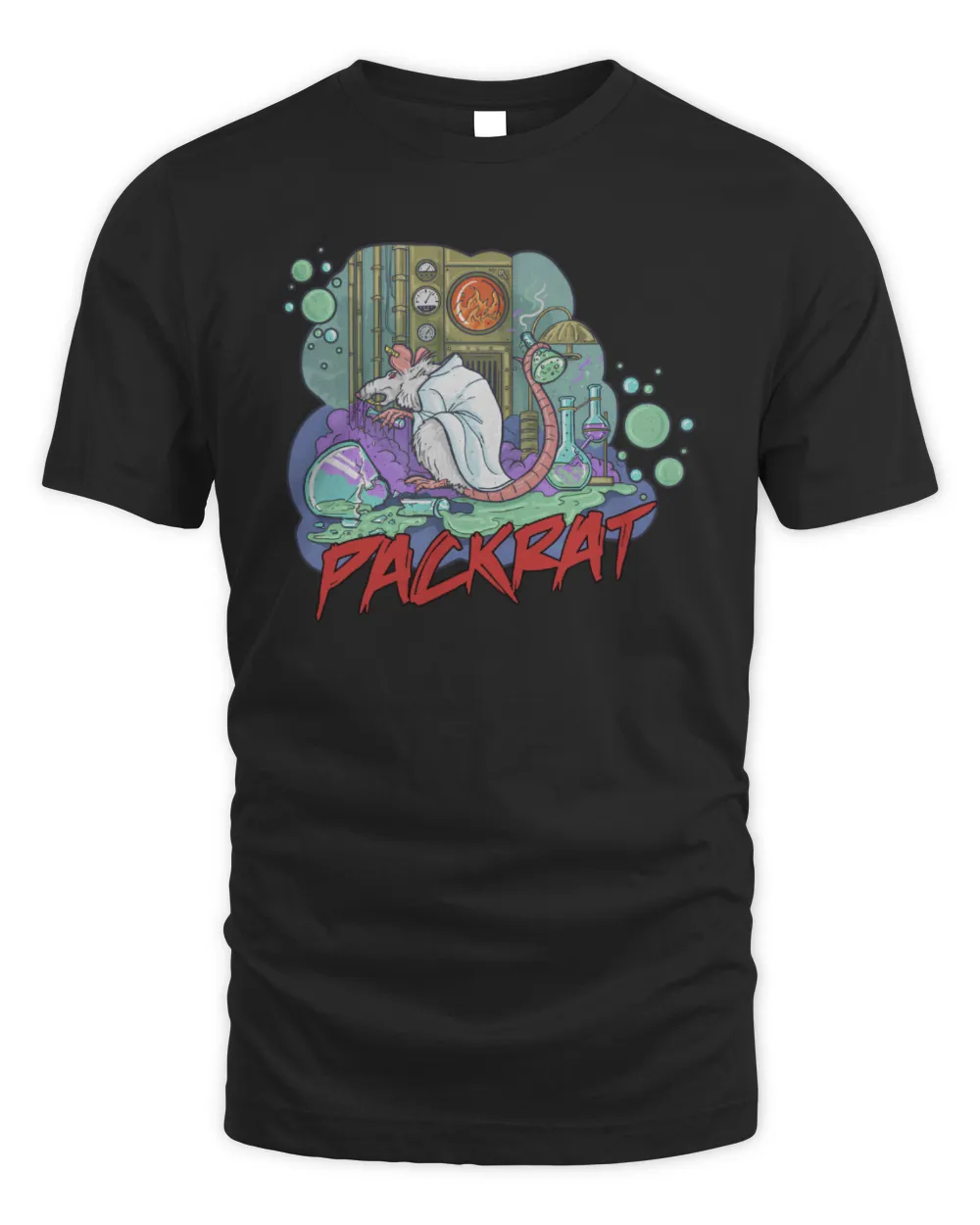 JHS Pedals Packrat Tee Unisex Standard T-Shirt black s