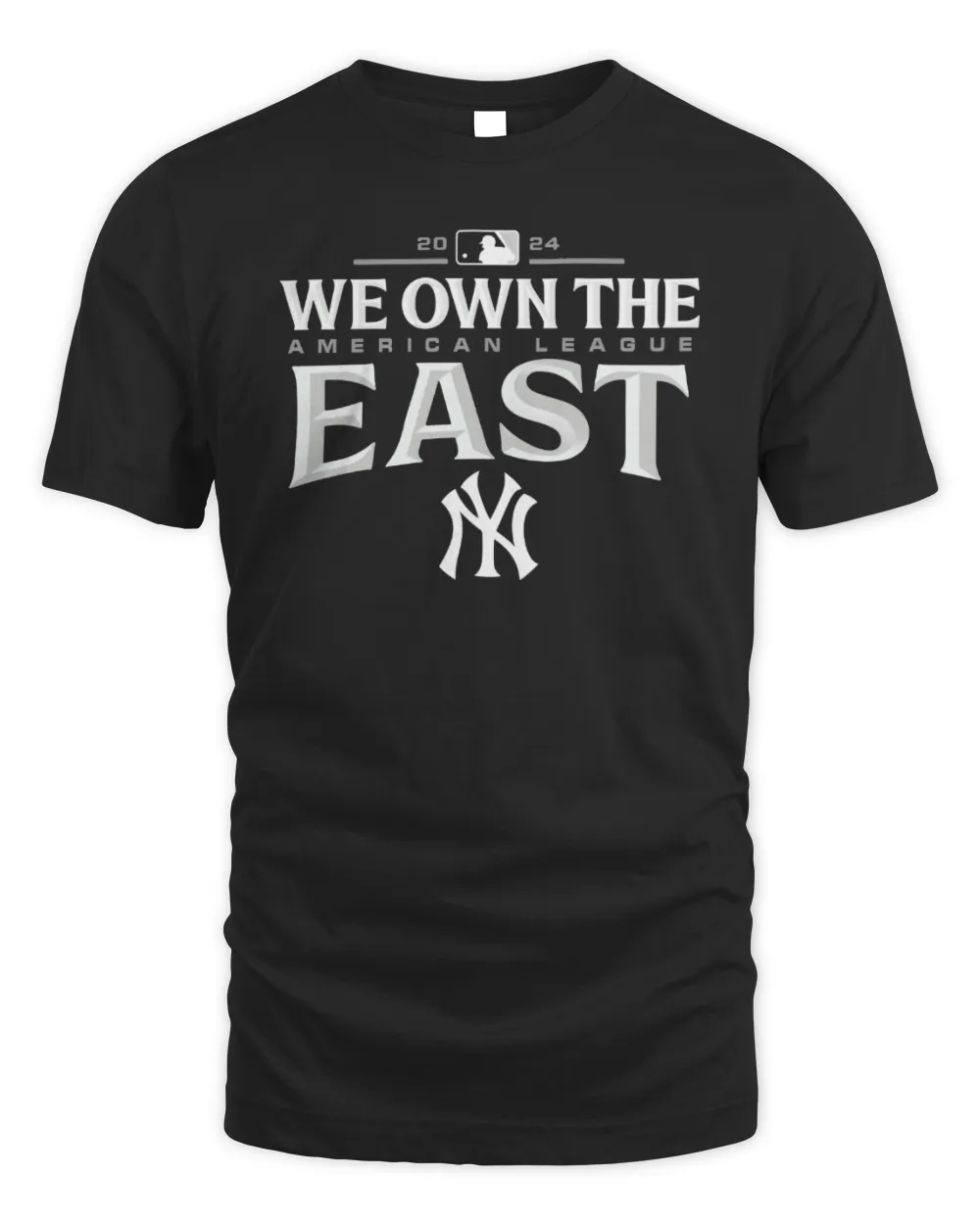 New York Yankees 2024 We Own The AL East Champions T-Shirt Unisex Standard T-Shirt black s