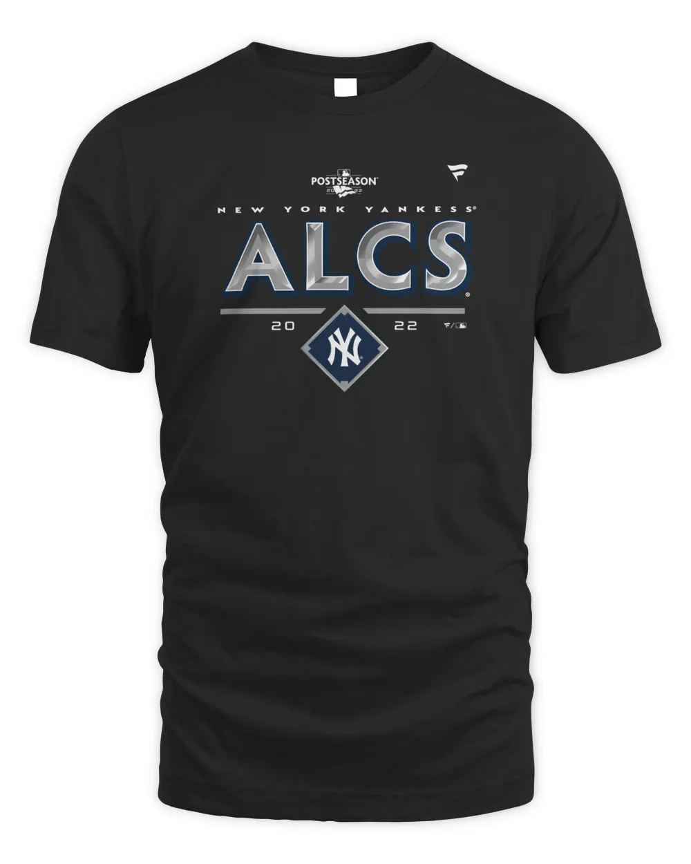 MLB New York Yankees Fanatics Branded Black 2022 Division Series Winner Locker Room T-Shirt Unisex Standard T-Shirt black s