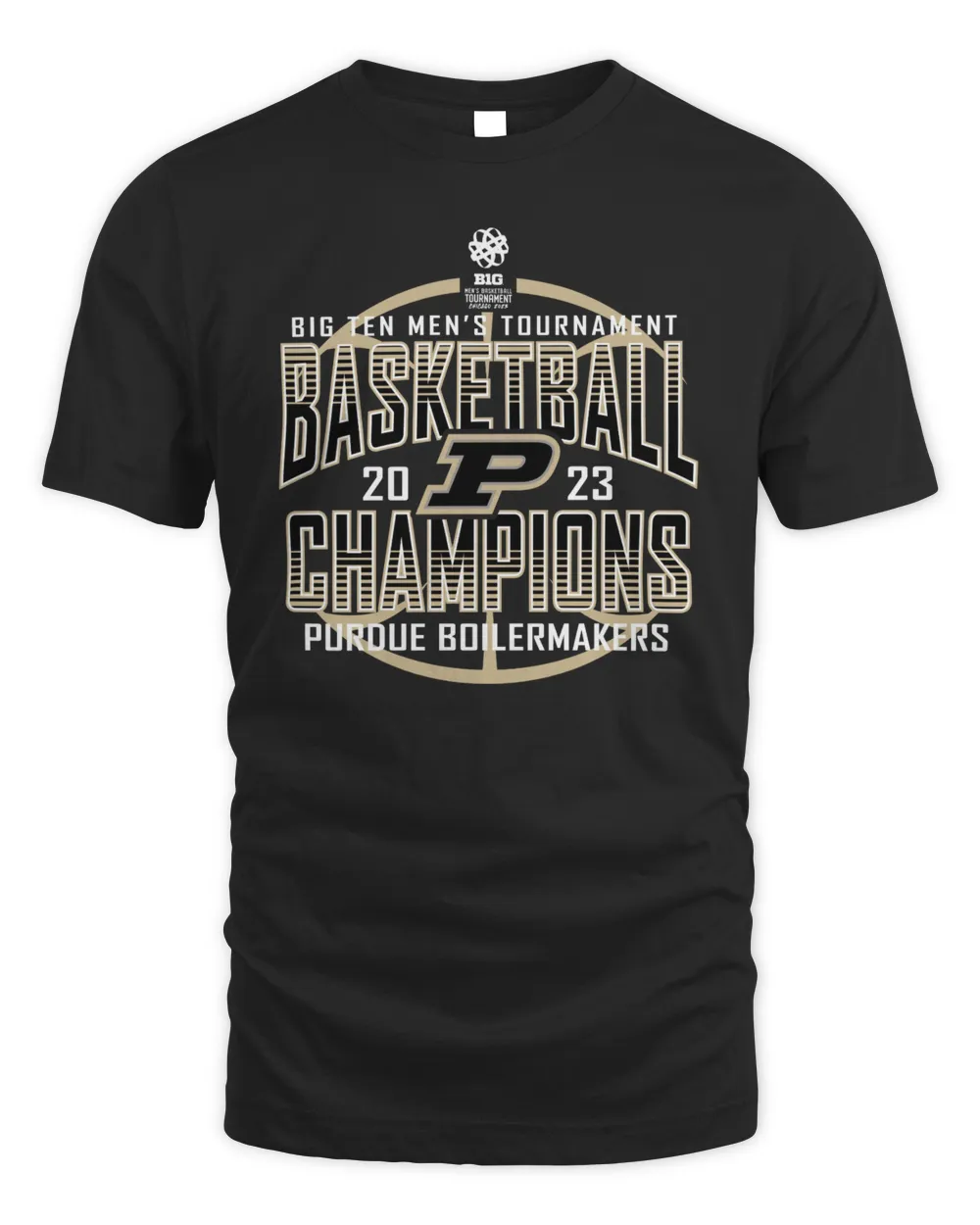 Purdue Big 10 Championships Shirt Unisex Standard T-Shirt black s