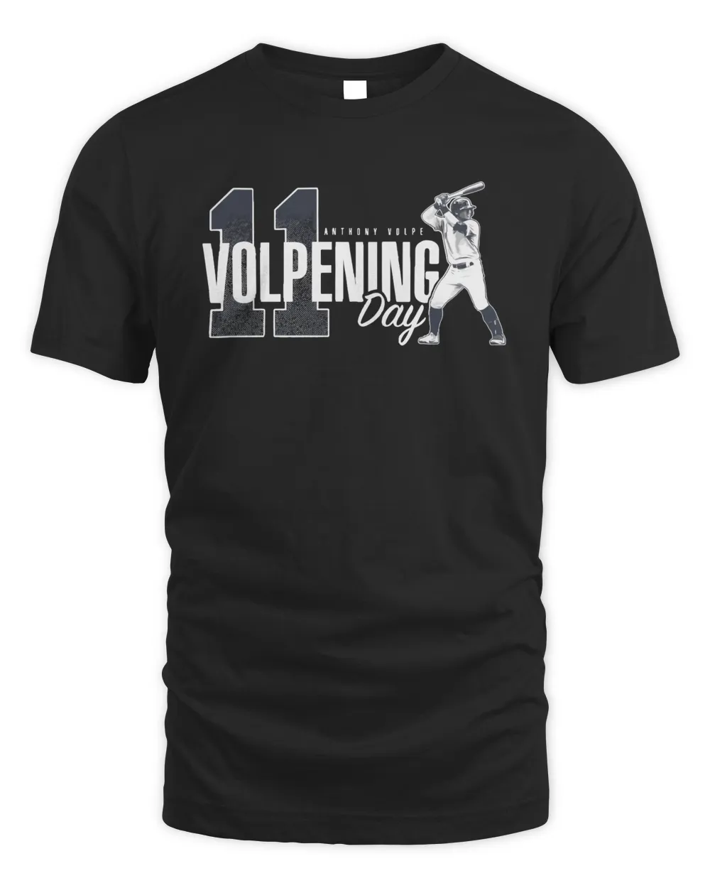 Yankees Anthony Volpe Volpening Day ‘23 Shirt Unisex Standard T-Shirt black s
