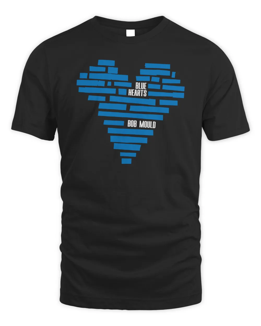 Bob Mould Blue Hearts Tee Shirt Unisex Standard T-Shirt black s