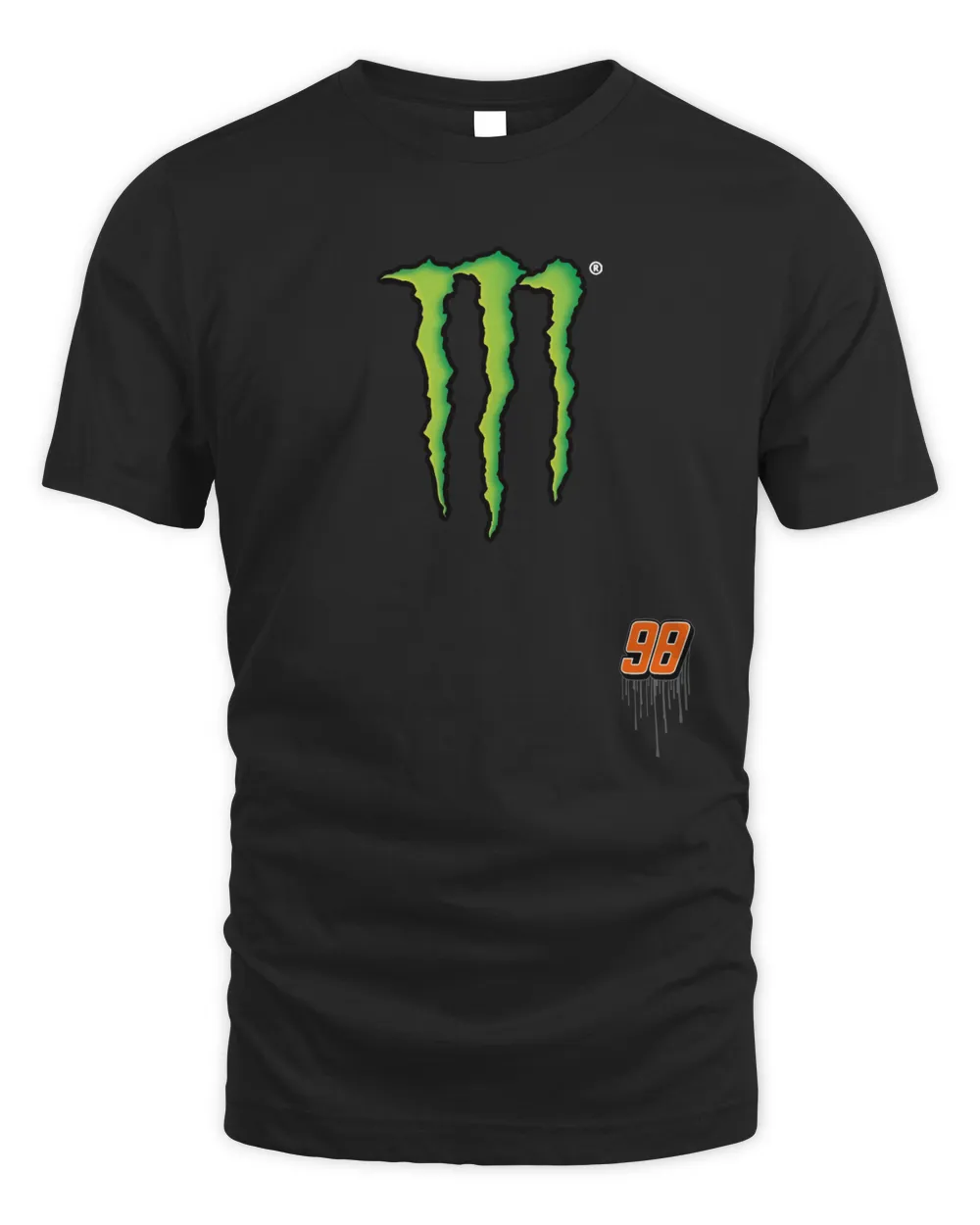 Riley Herbst 2023 Monster Energy Stewart-Haas Racing Ken Block Tribute T-Shirt Black Unisex Standard T-Shirt black s