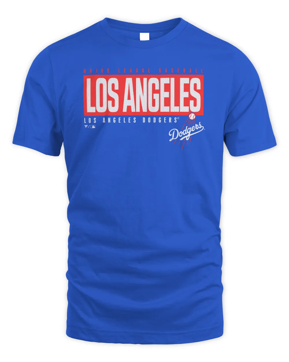 Los Angeles Dodgers Blocked Out T-Shirt 2024 Unisex Standard T-Shirt royal s