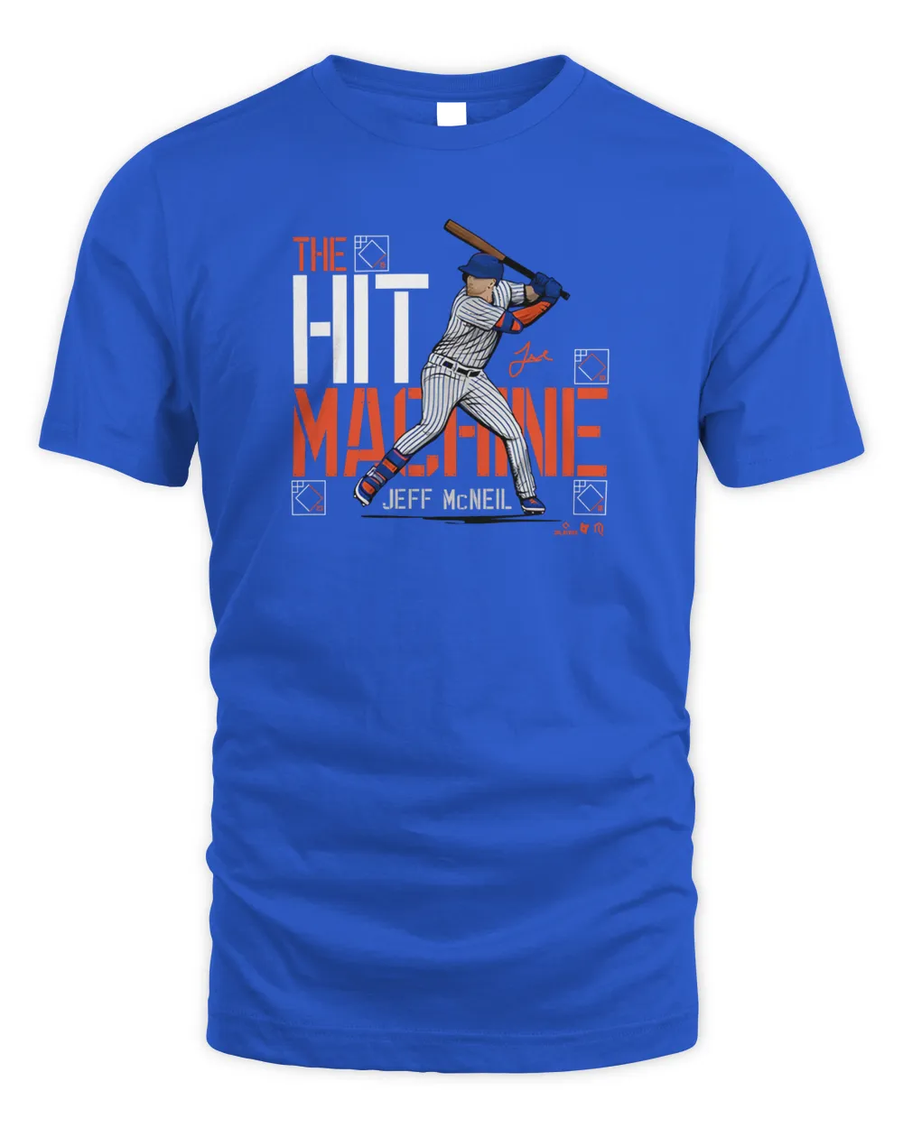 MLB New York Mets Jeff Mcneil The Hit Machine Special Edition Shirt Unisex Standard T-Shirt royal s