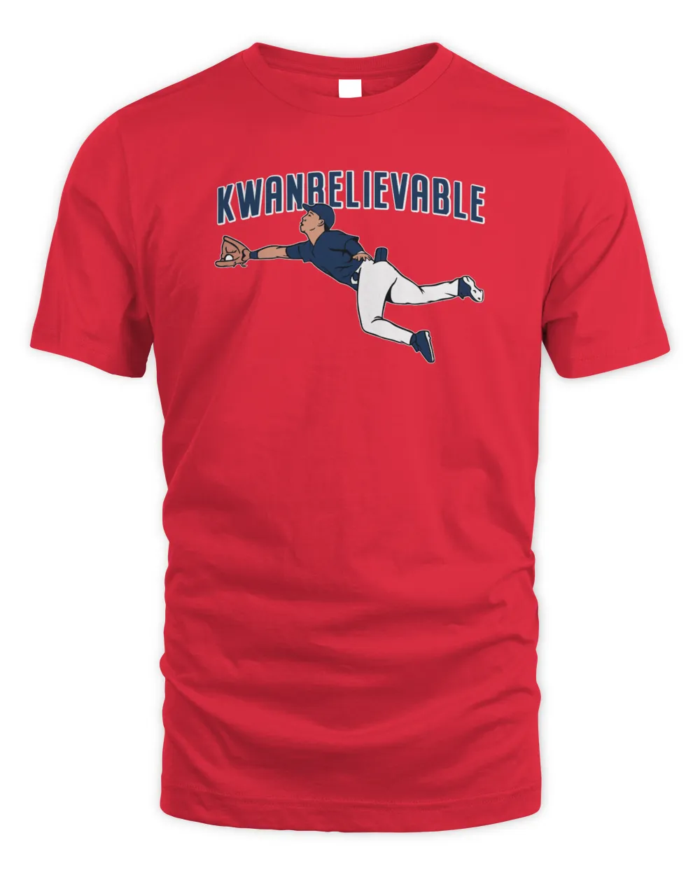 Kwanbelievable Cleveland Guardians Shirt Unisex Standard T-Shirt red s