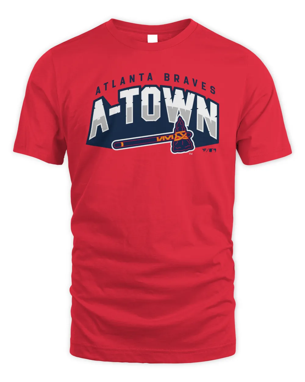Atlanta Braves Hometown A-town T-Shirt Unisex Standard T-Shirt red s