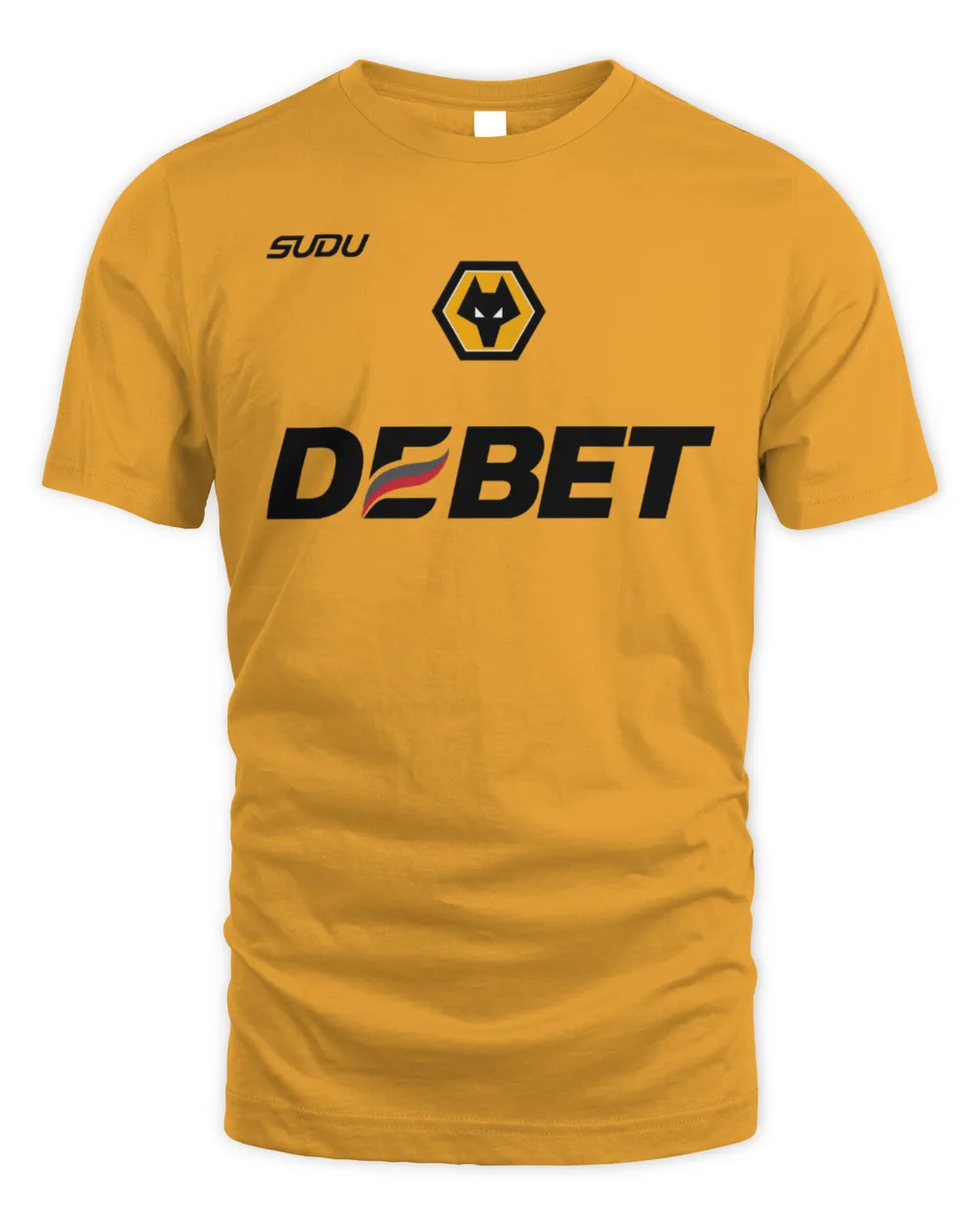 Wolverhampton Wanderers FC 2024-25 Wolves Home T-Shirt Unisex Standard T-Shirt gold s
