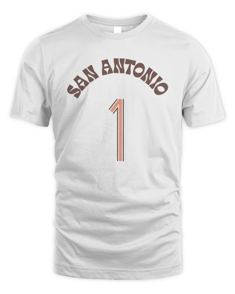 Victor Wembanyama San Antonio Spurs 2023/24 City Edition Name & Number Official T-Shirt Unisex Standard T-Shirt white s