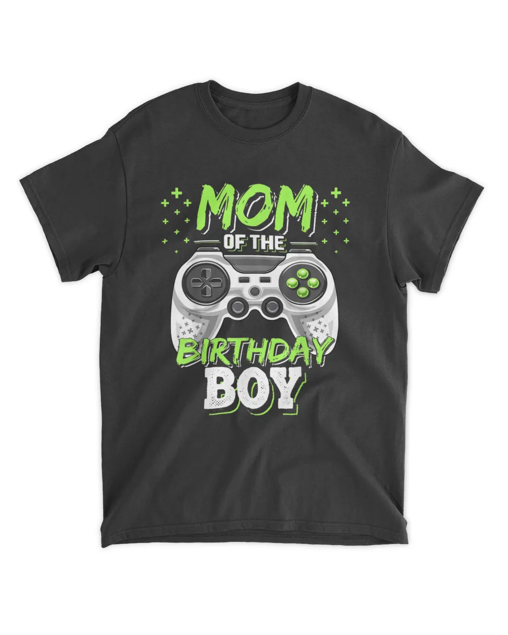Mom of the Birthday Boy Matching Video Gamer Birthday Party T-Shirt Unisex Standard T-Shirt black s