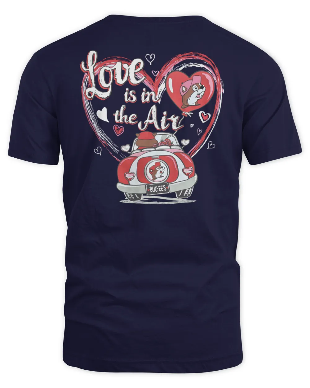 Buc-Ee’s Valentine’s 2025 Official T-Shirts Unisex Standard T-Shirt navy s