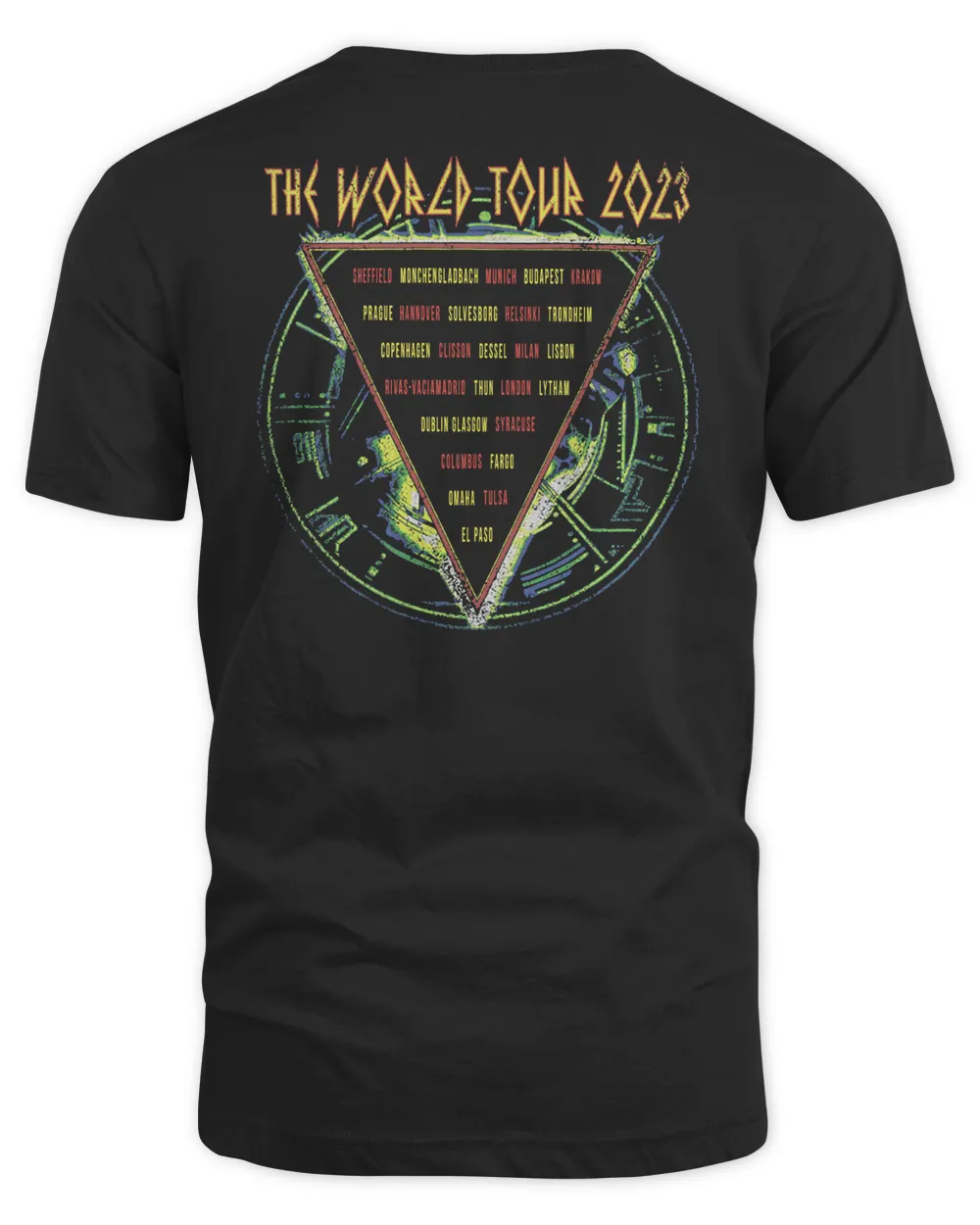 Def Leppard Hysteria Tour T-Shirt Unisex Standard T-Shirt black s
