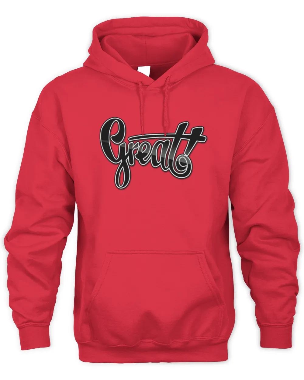 Alternative Merchandise Store Great! Unisex Hoodie red s