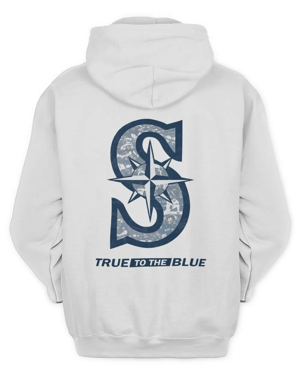 DK Metcalf MLB Seattle Mariners True To The Blue White Hoodie Unisex Hoodie white s