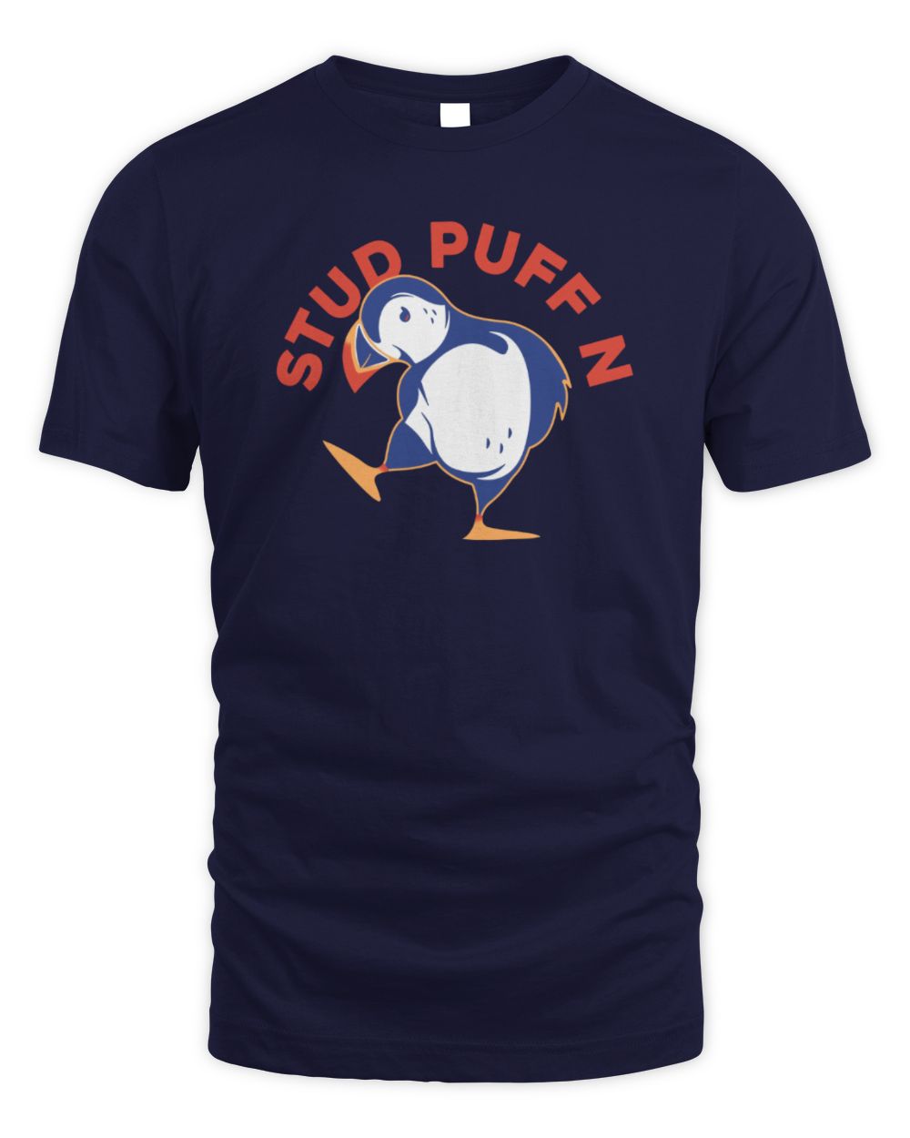 Stud Puffin Geek Official T-Shirt Unisex Standard T-Shirt navy s