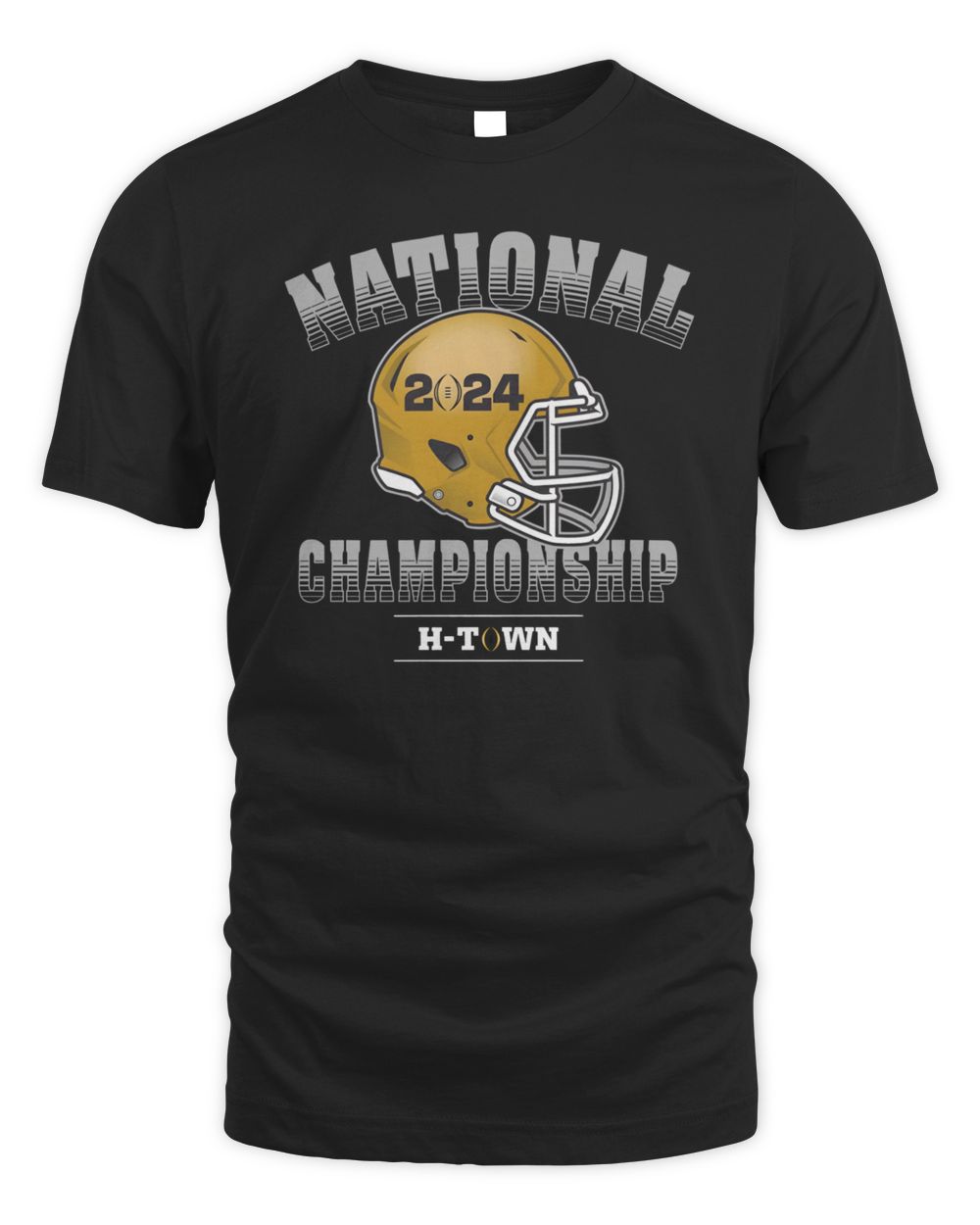 College Football Playoff 2024 National Championship Game H-town Shirt Hoodie Unisex Standard T-Shirt black s