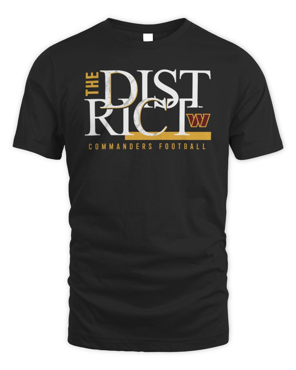 Washington Commanders The Dist Rict T-shirt Unisex Standard T-Shirt black s