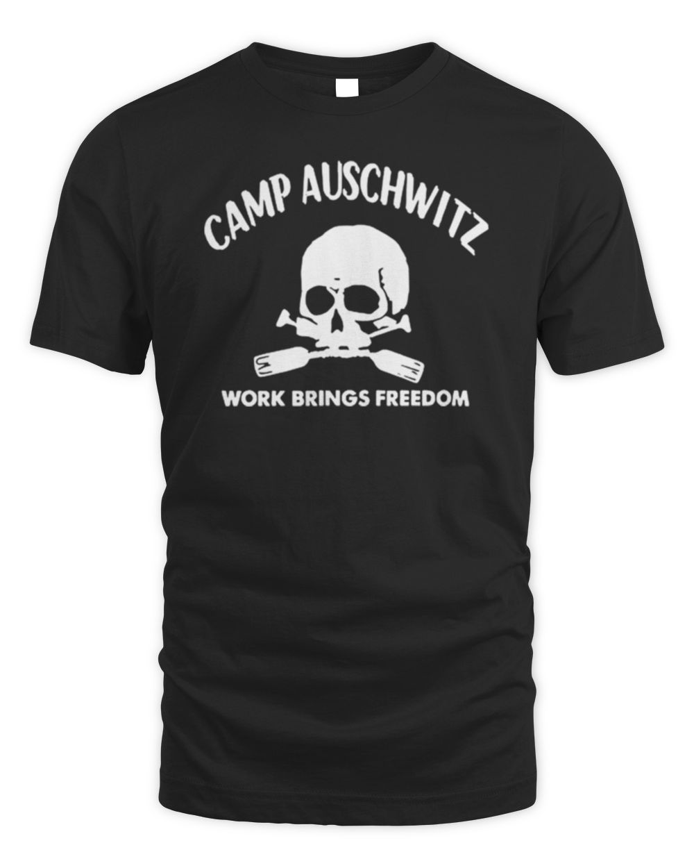 Camp Auschwitz Work Brings Freedom T Shirt Unisex Standard T-Shirt black s
