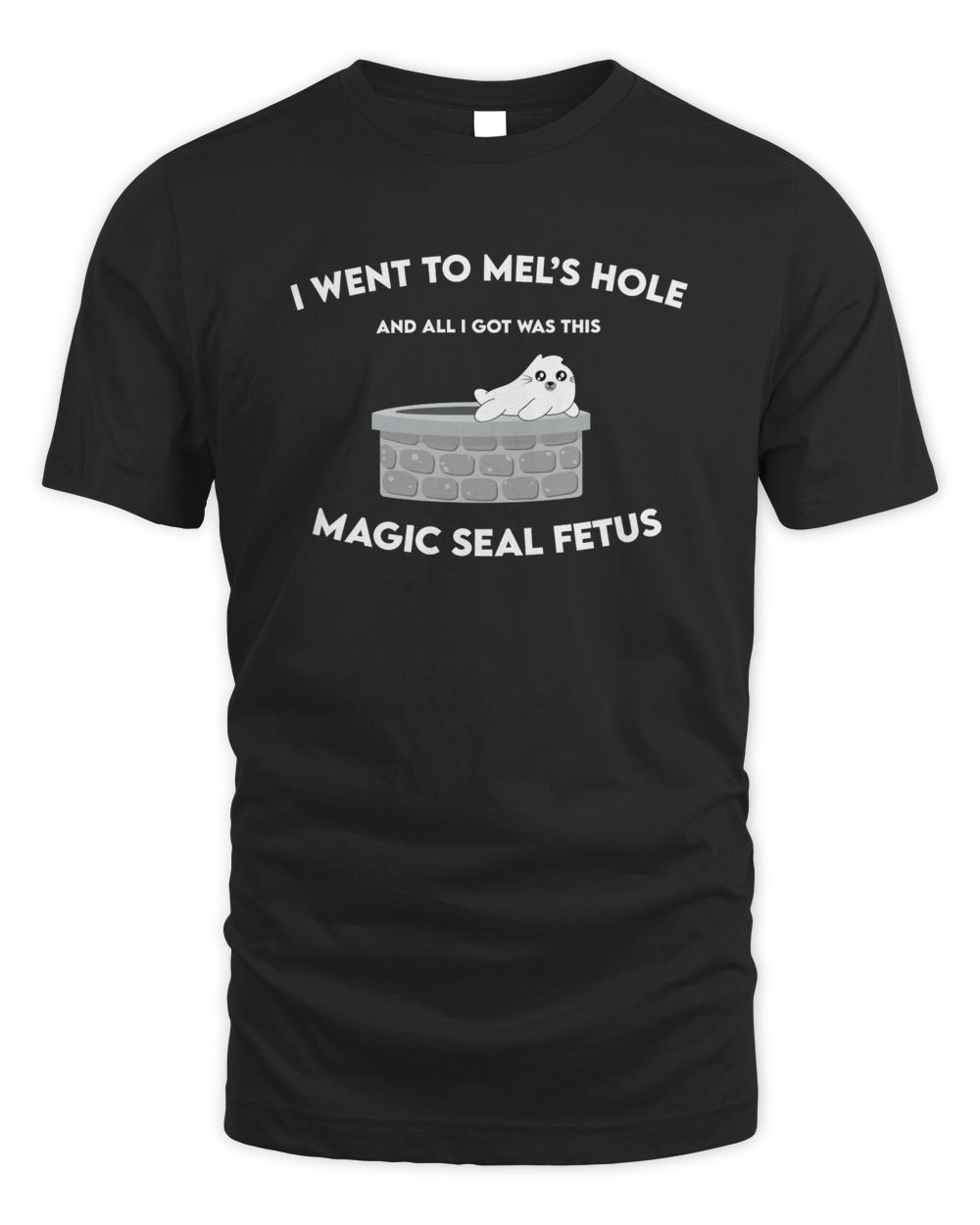 The Why Files Magic Seal Fetus Tshirt Unisex Standard T-Shirt black s
