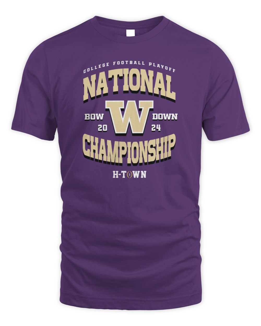 CFP 2024 Washington Huskies National Championship Participant T-Shirt Unisex Standard T-Shirt purple s