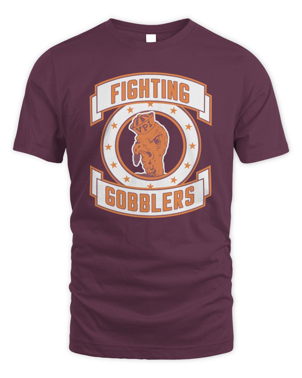 Virginia Tech Fighting Gobblers VPI T Shirt Unisex Standard T-Shirt maroon s