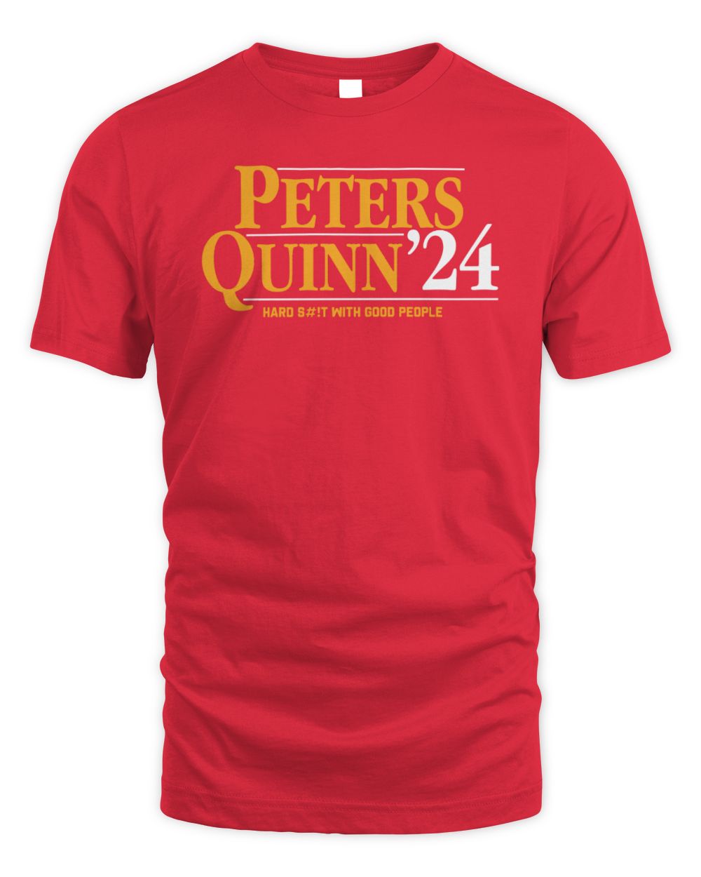 Adam Peters And Dan Quinn 2024 T-Shirt Unisex Standard T-Shirt red s