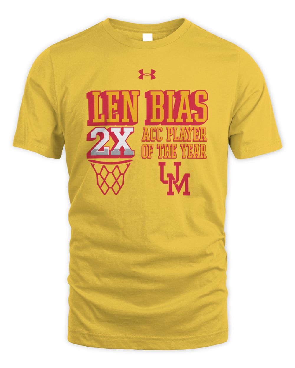 NCAA Maryland Terrapins Under Armour Len Bias Performance T-Shirt Unisex Standard T-Shirt daisy s