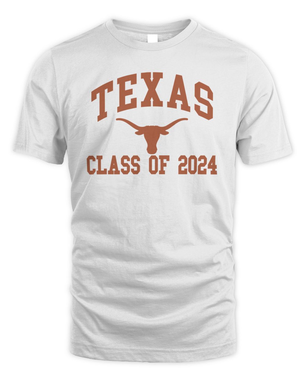 University Of Texas Class Of 2024 Shirt Unisex Standard T-Shirt white s