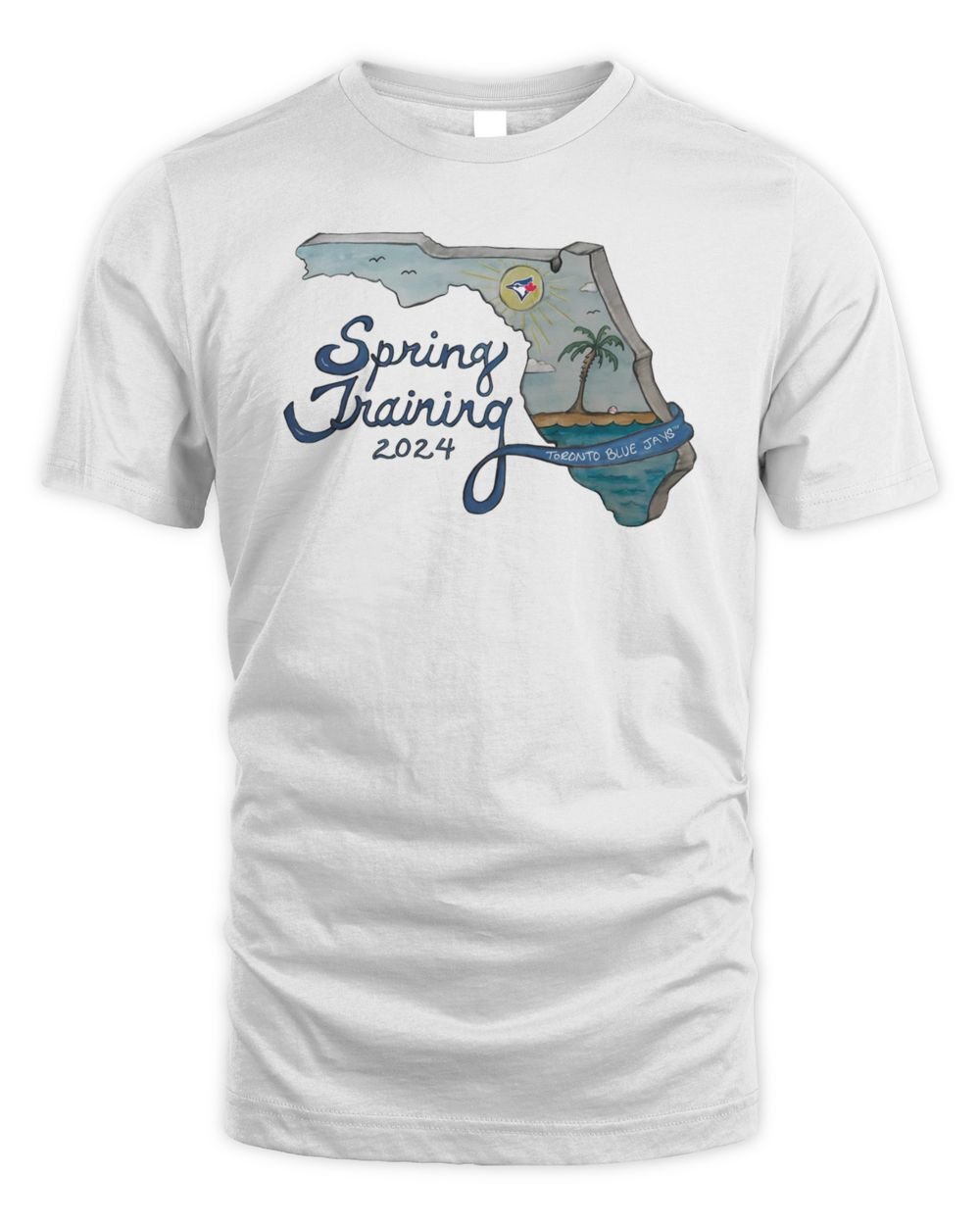 Toronto Blue Jays 2024 Spring Training Grapefruit League T-Shirt Unisex Standard T-Shirt white s