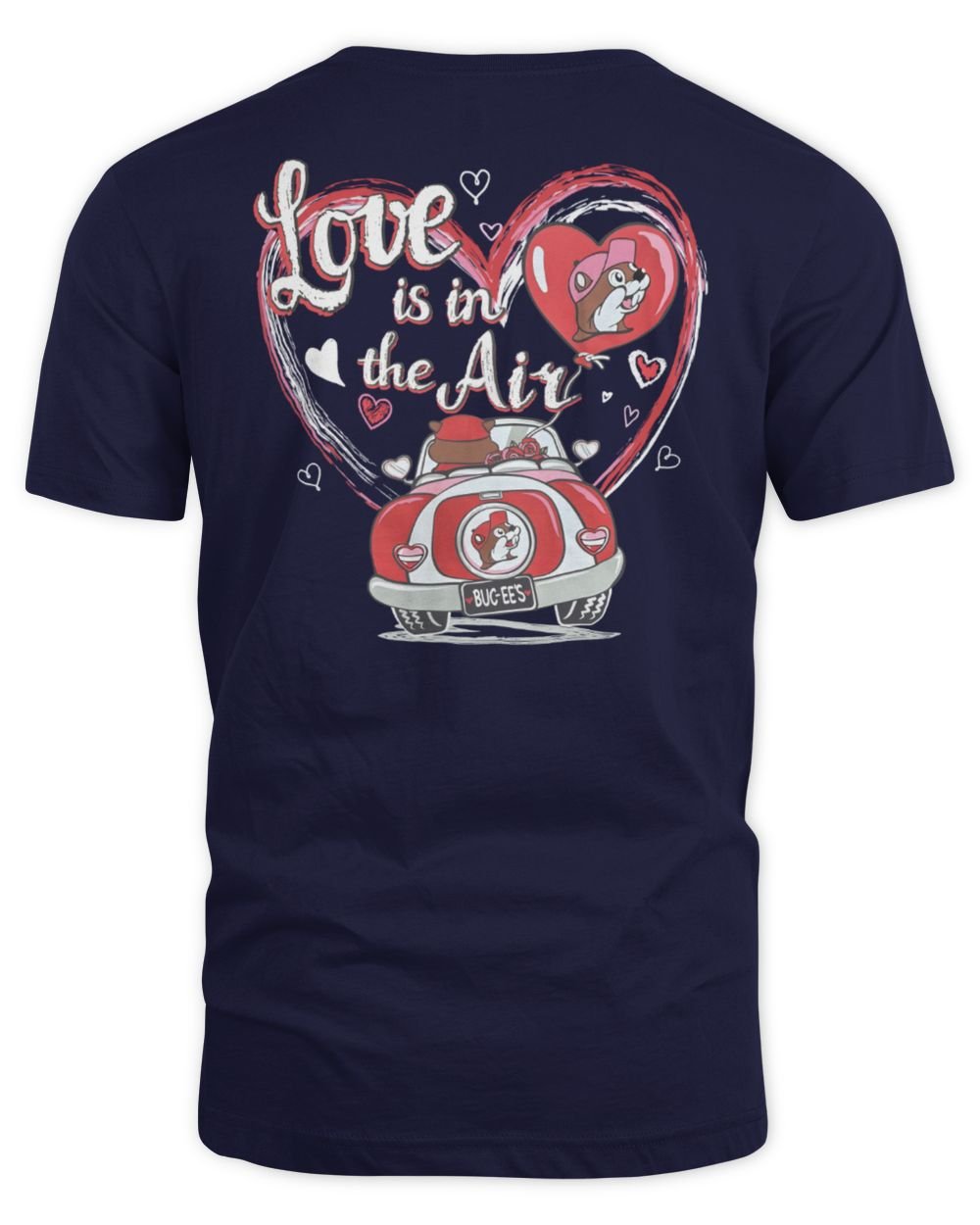Buc-Ee’s Valentine’s 2025 Official T-Shirts Unisex Standard T-Shirt navy s
