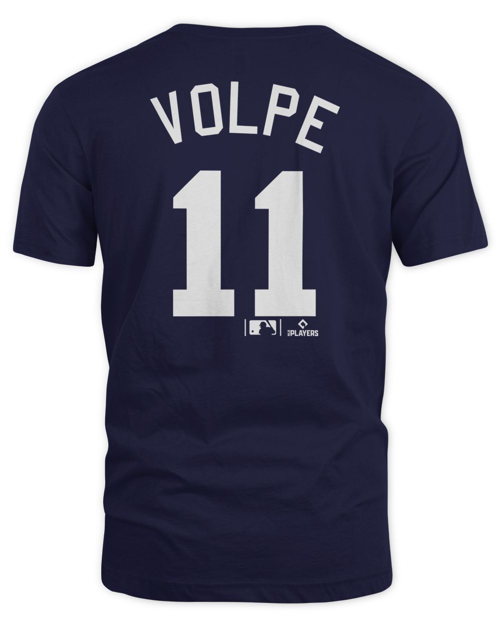 New York Yankees Anthony Volpe Name And Number T-Shirt Unisex Standard T-Shirt navy s
