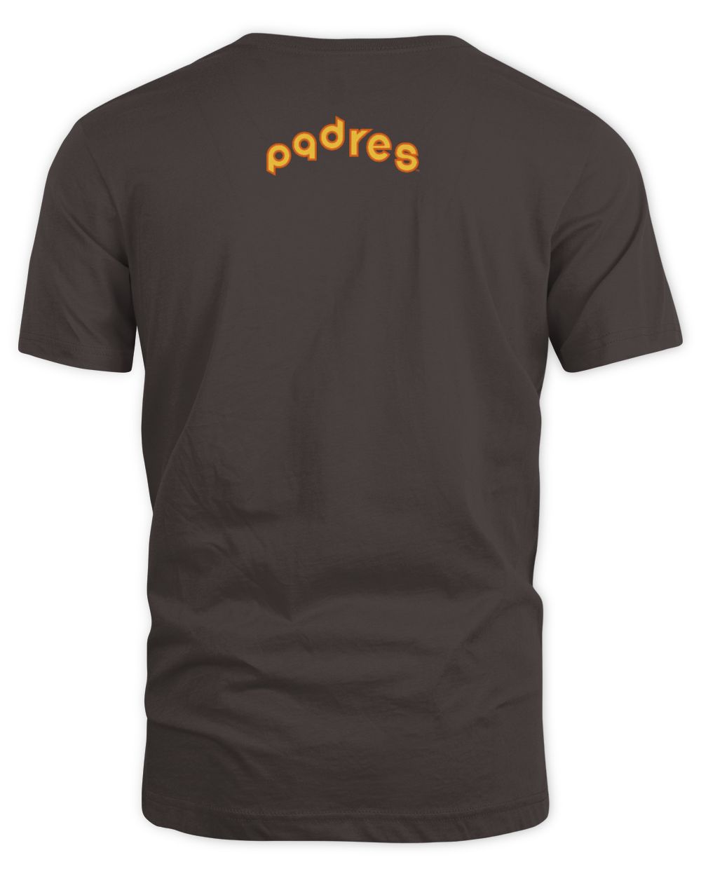 Mitchell & Ness Tony Gwynn Brown San Diego Padres Cooperstown Collection Player Vintage Logo T-Shirts Unisex Standard T-Shirt dark-chocolate s