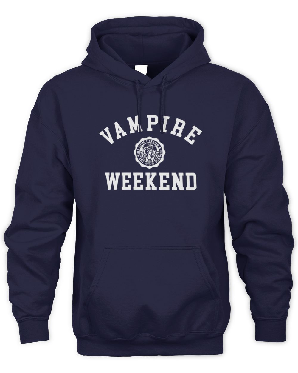 Vampire Weekend Merch Collegiate Navy Hoodie Unisex Hoodie navy s