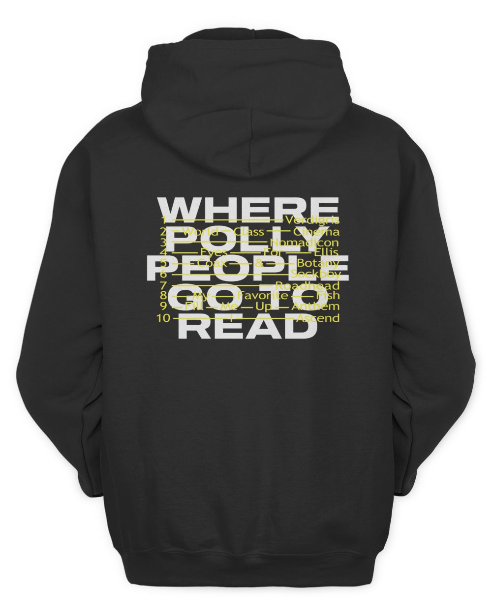 Official Gus Dapperton Where Polly People Go Black Hoodie Unisex Hoodie black s