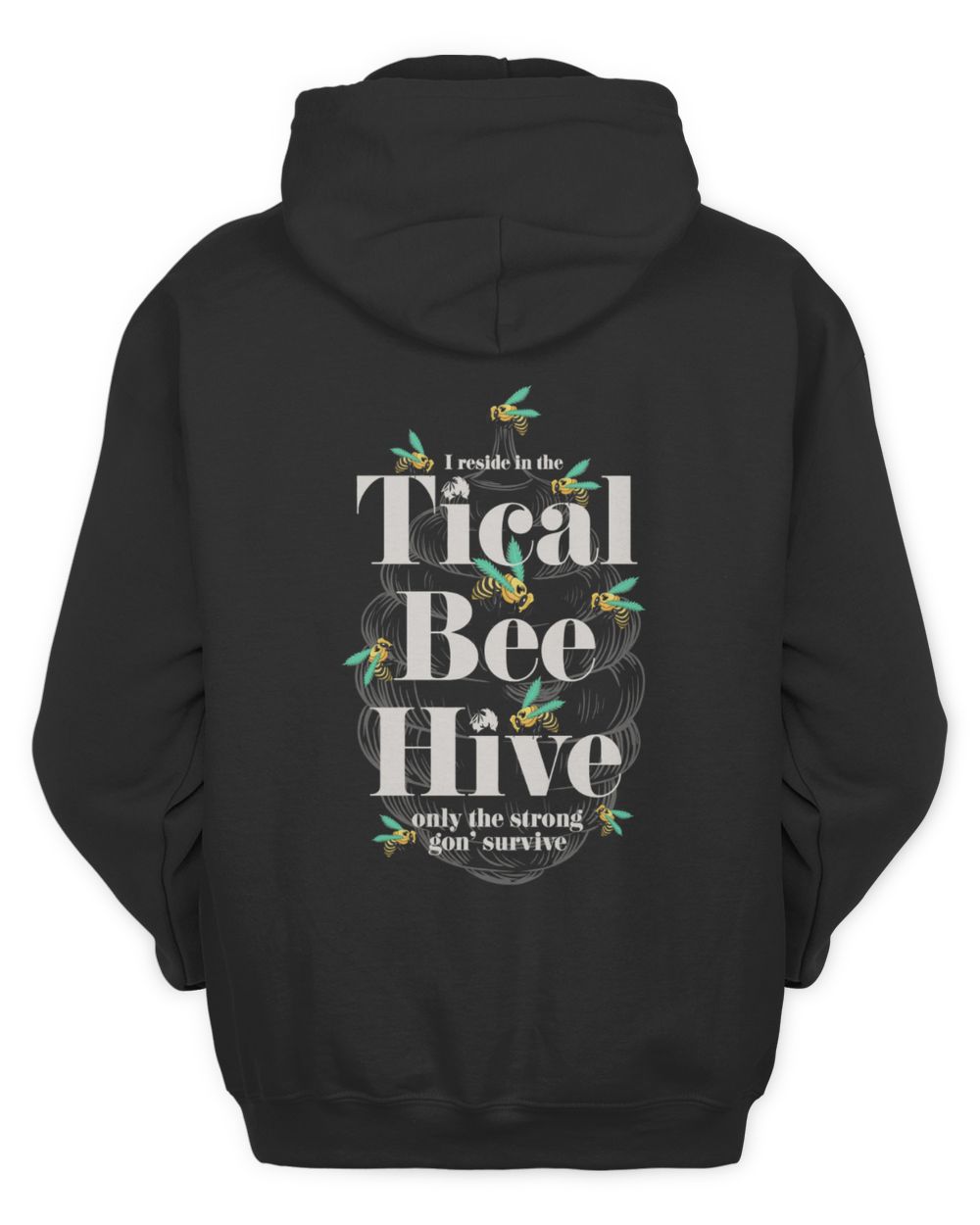 TICAL Merch TICAL Bee Hive Hoodie Black Unisex Hoodie black s