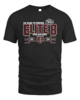 Texas A&M Aggies 2024 March Madness Elite Eight Shirt Unisex Standard T-Shirt black s