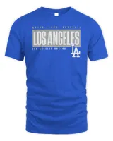 Los Angeles Dodgers Blocked Out  2024 T-Shirt Unisex Standard T-Shirt royal s