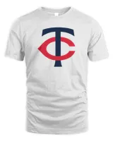 Minnesota Twins Antigua Victory Logo T Shirt Unisex Standard T-Shirt white s