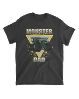 Monster Truck Dad T-Shirt Unisex Standard T-Shirt black s