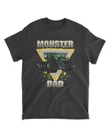 Monster Truck Dad T-Shirt Unisex Standard T-Shirt black s