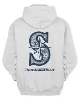 DK Metcalf MLB Seattle Mariners True To The Blue White Hoodie Unisex Hoodie white s