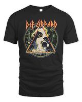 Def Leppard Hysteria Tour T-Shirt Unisex Standard T-Shirt black s