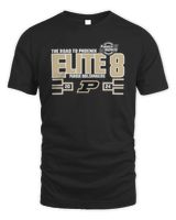 Purdue Boilermakers 2024 March Madness Elite Eight Shirt Unisex Standard T-Shirt black s