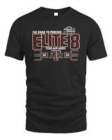Texas A&M Aggies 2024 March Madness Elite Eight Shirt Unisex Standard T-Shirt black s