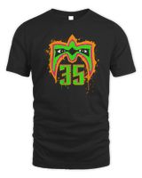 WWE Black Ultimate Warrior 35th Anniversary T-Shirt Unisex Standard T-Shirt black s