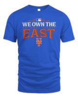 Official New York Mets 2024 We Own The NL East Division Champions T-Shirt Unisex Standard T-Shirt royal s